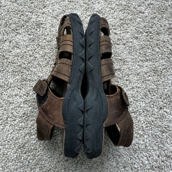 Stride Rite Hudsen Fisherman Brown Sandals Youth 13.5W - Picture 3 of 5